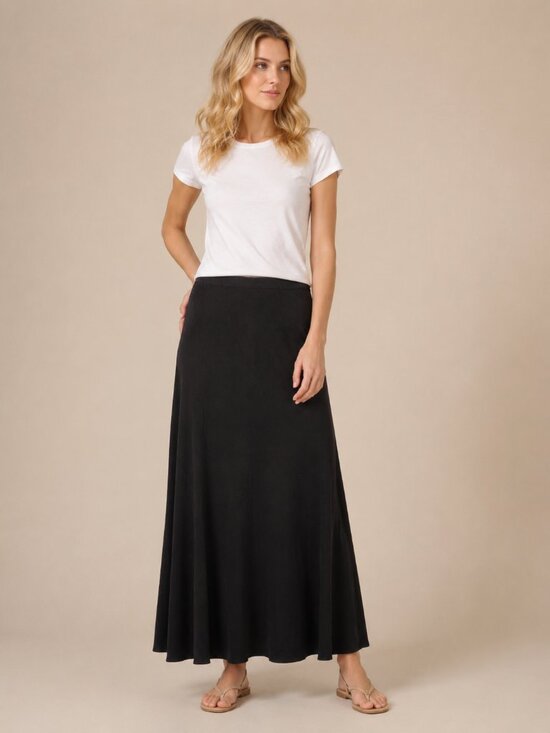 Chico's Dresses & Skirts - 2/$30 Chico's Maxi A-Line Skirt Black 4 #A3366